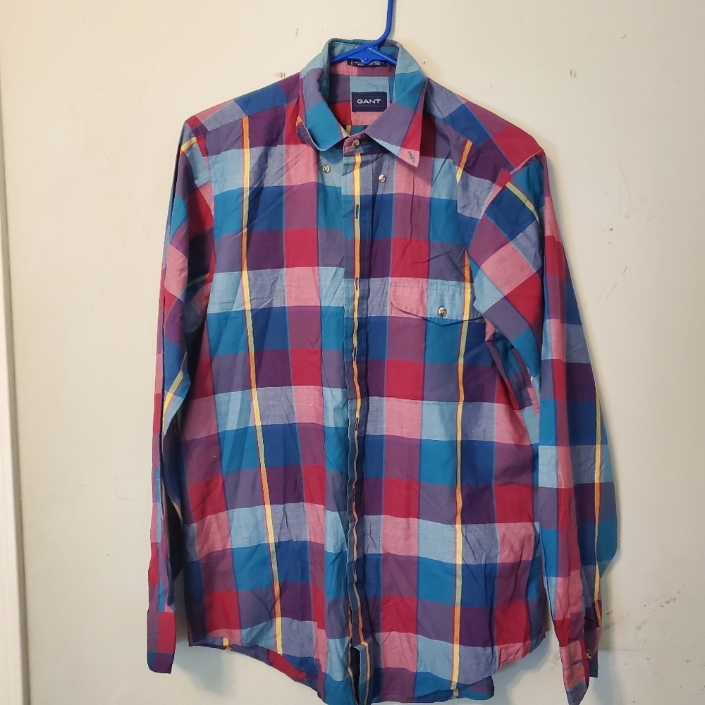 Gant Long Sleeve Foxhunt Plaid Shirt